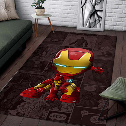Iron Man Comics Teppich 2