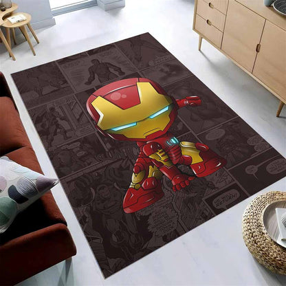Iron Man Comics Teppich