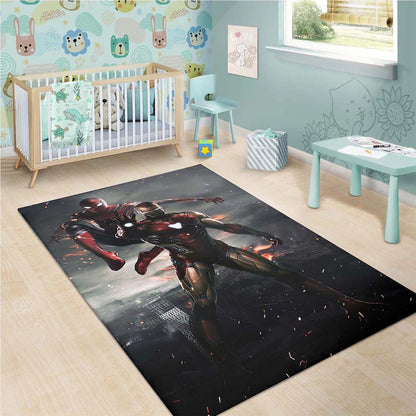 Iron Man & Spider man Marvel Superhero Teppich 3
