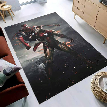 Iron Man & Spider man Marvel Superhero Teppich