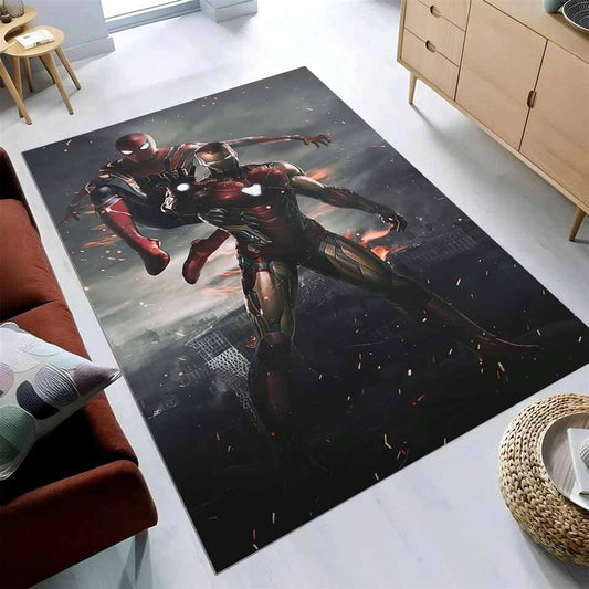 Iron Man & Spider man Marvel Superhero Teppich