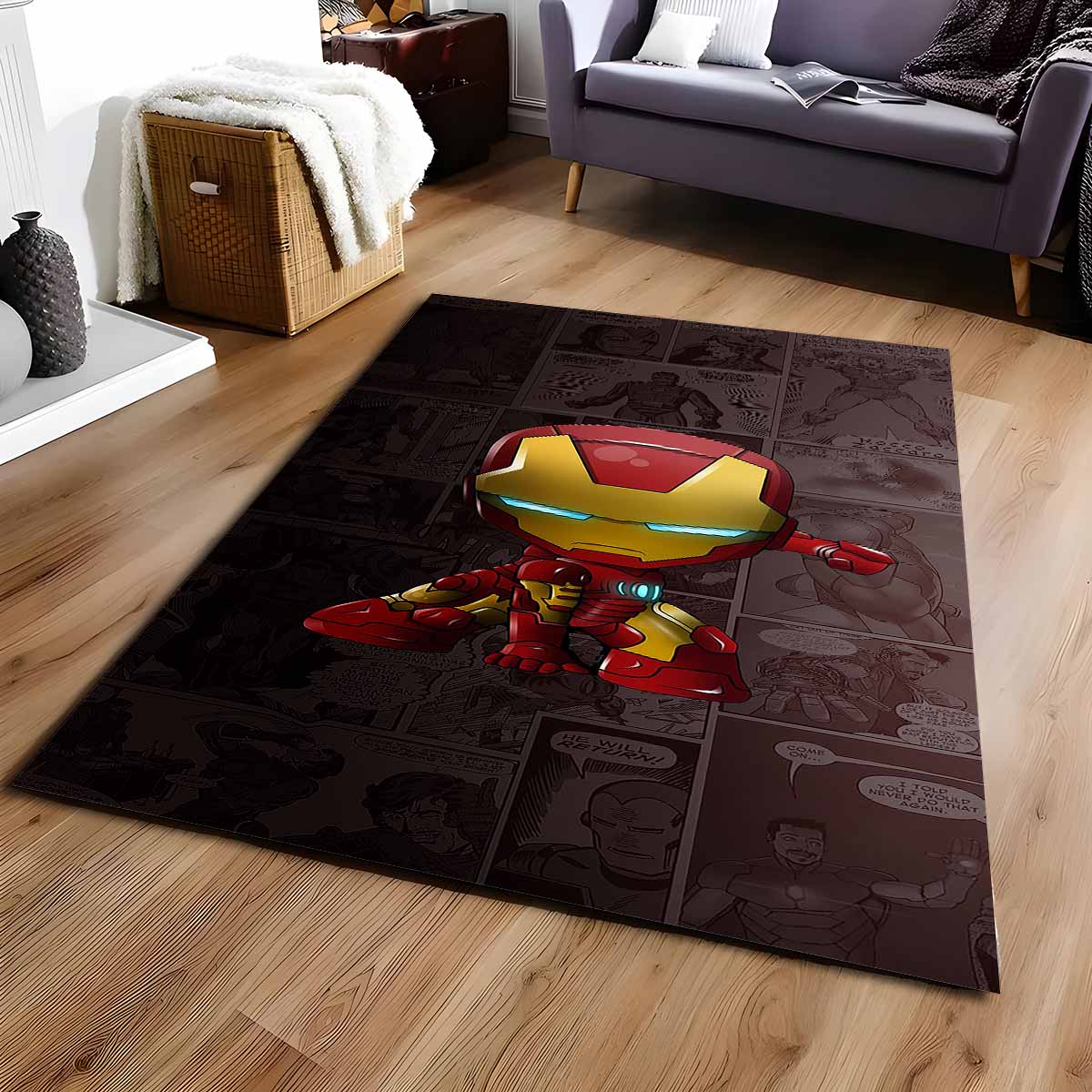 Ironman Avenger Marvel 1003 Teppich