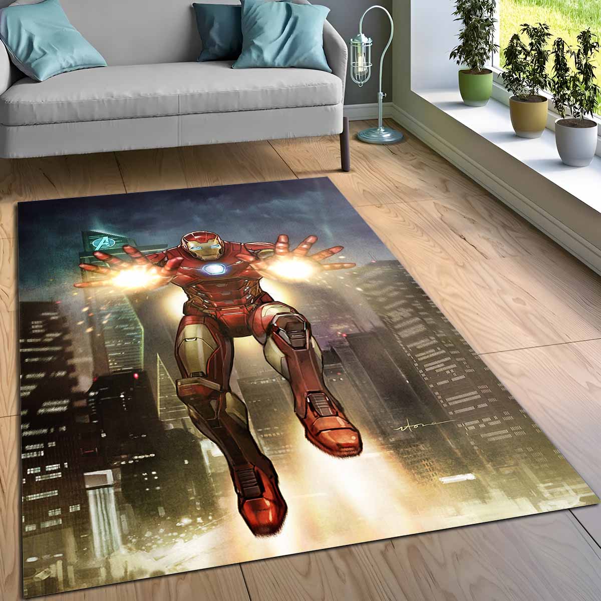Ironman Avenger Marvel 1008 Teppich 3