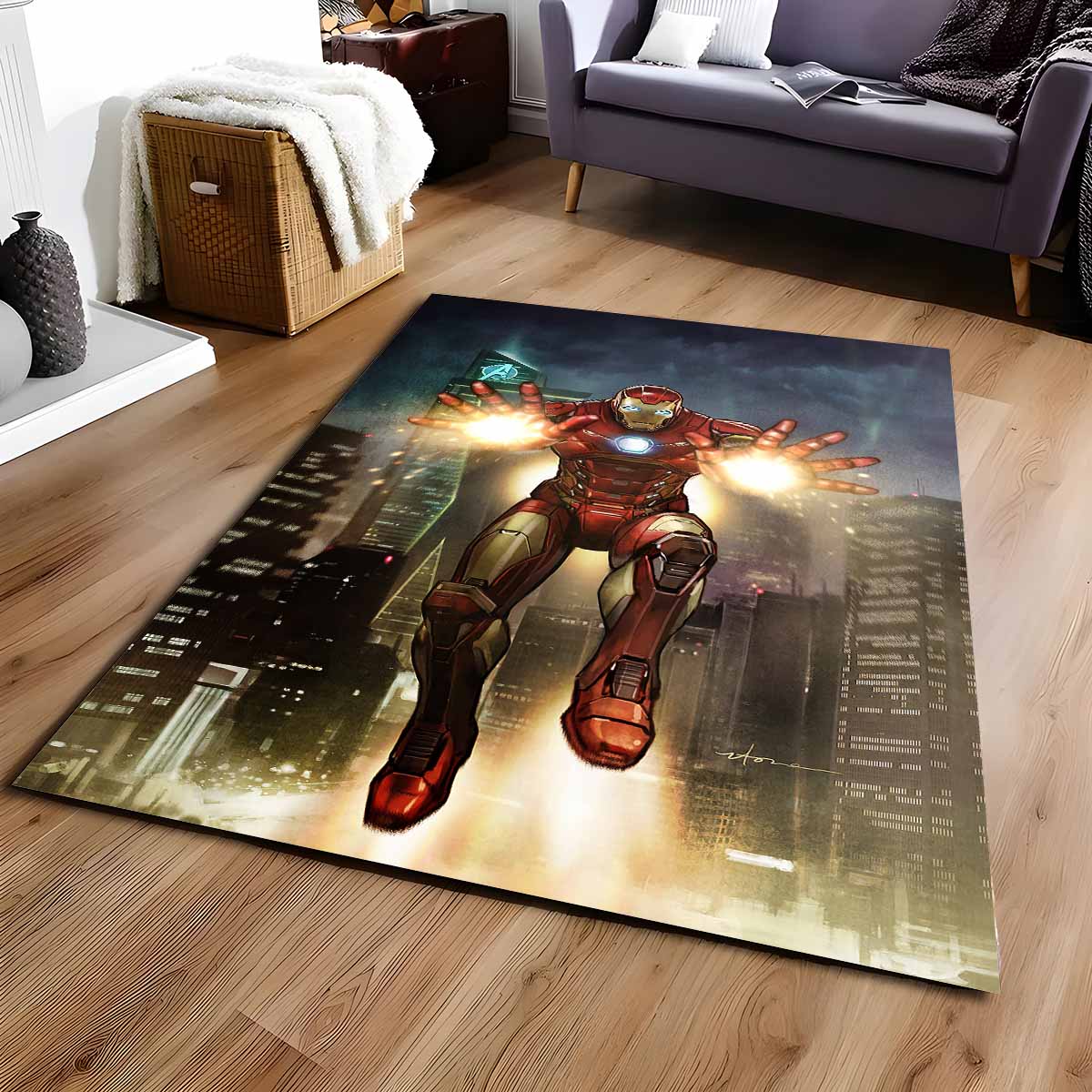 Ironman Avenger Marvel 1008 Teppich