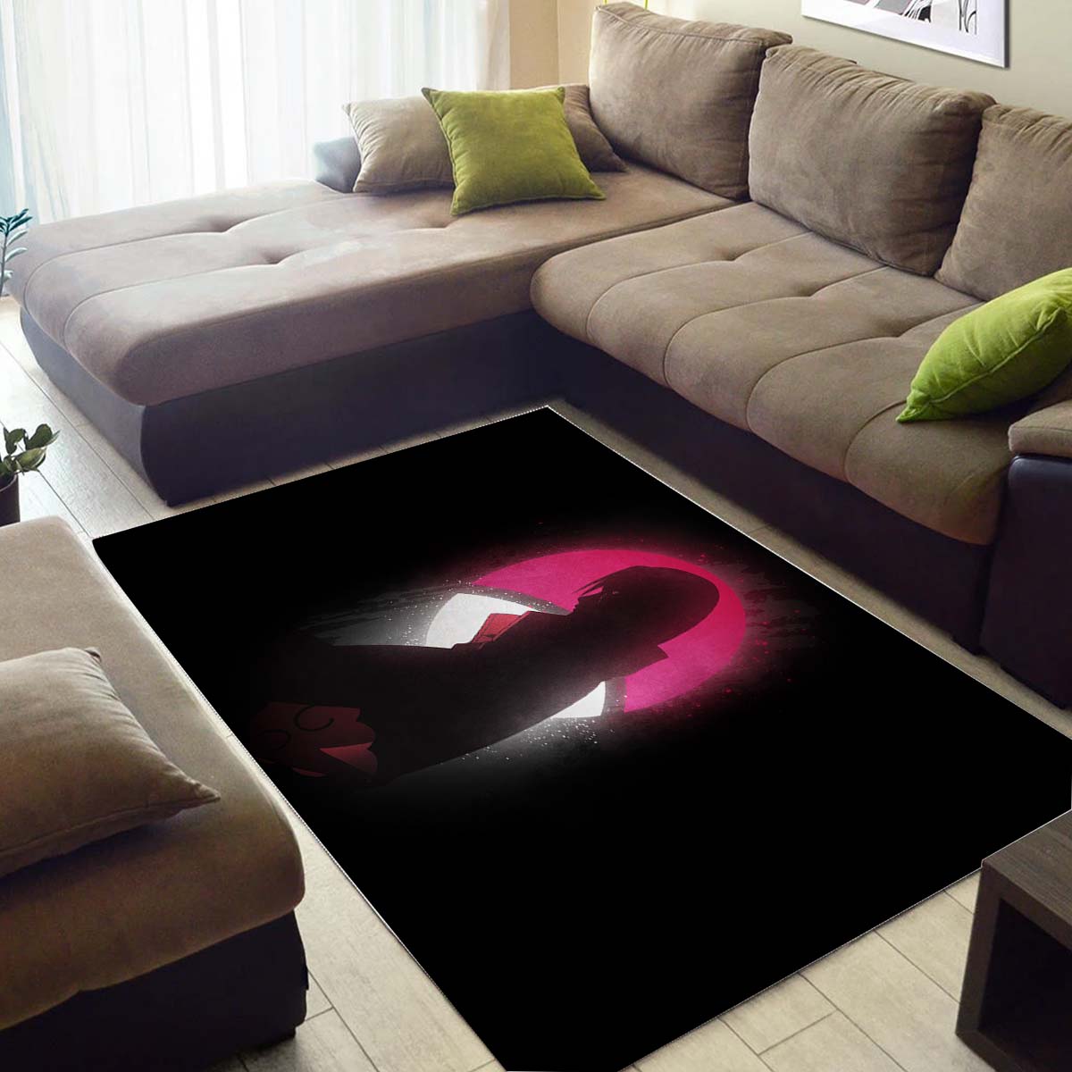 Itachi Uchiha Glow Teppich 3