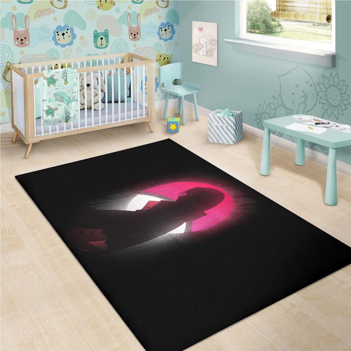 Itachi Uchiha Glow Teppich
