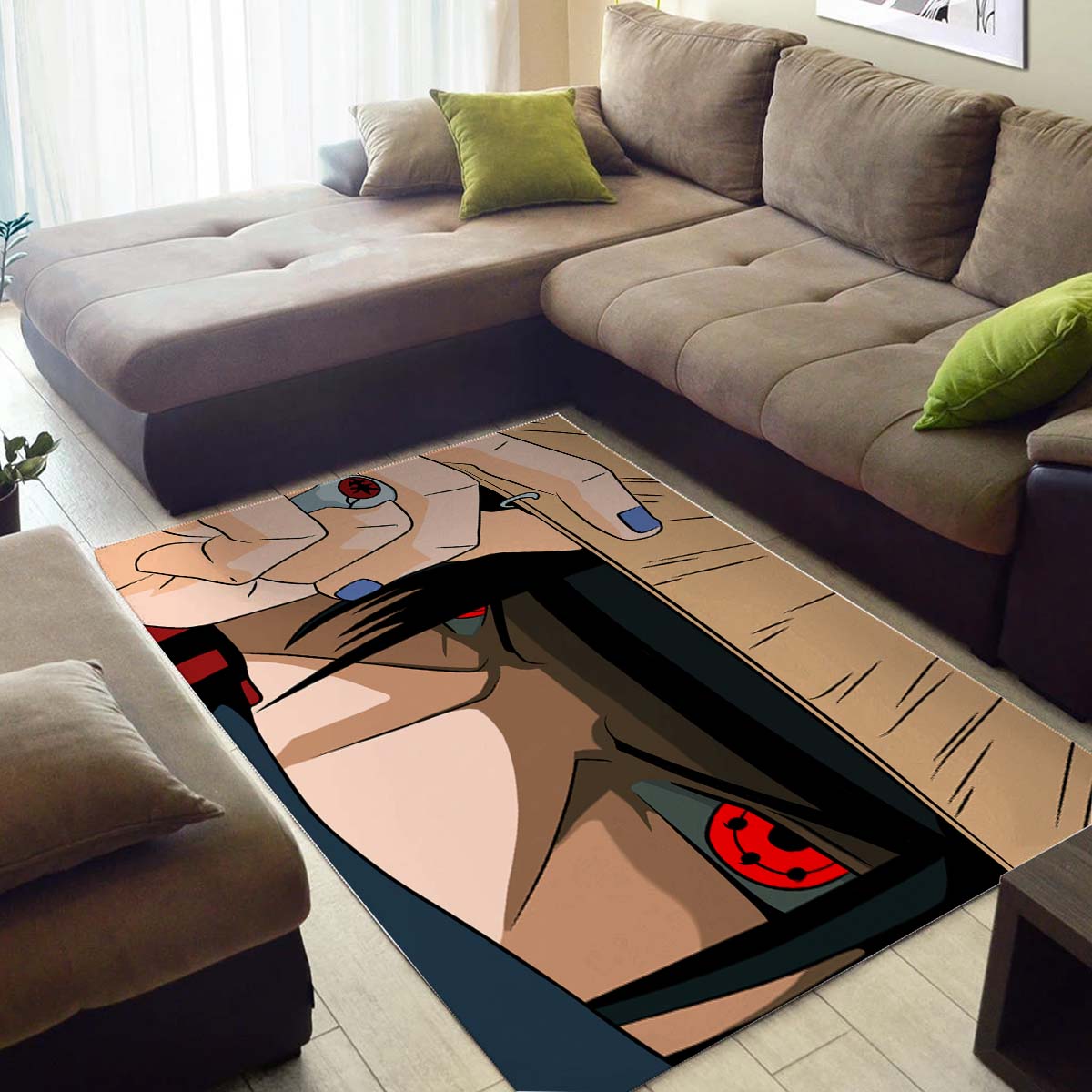 Itachi Uchiha Sharingan Teppich 3