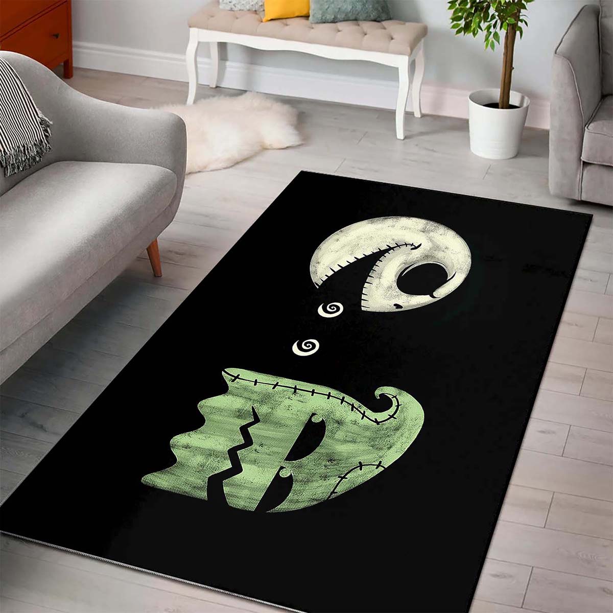 Jack Skeleton Pacman Teppich 3