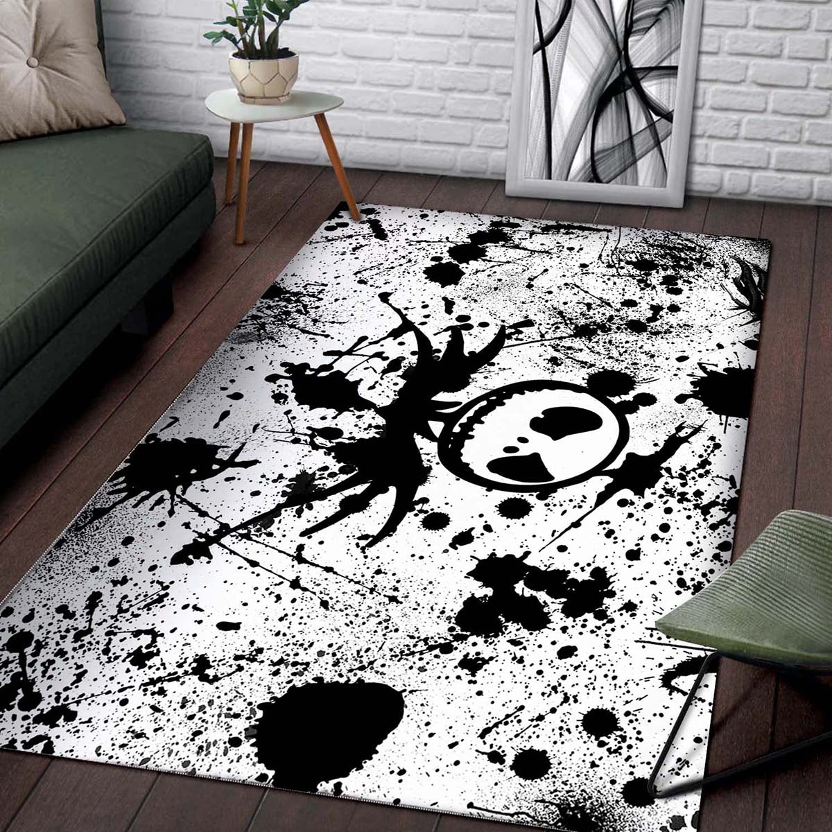 Jack Skellington Splatter Teppich 2