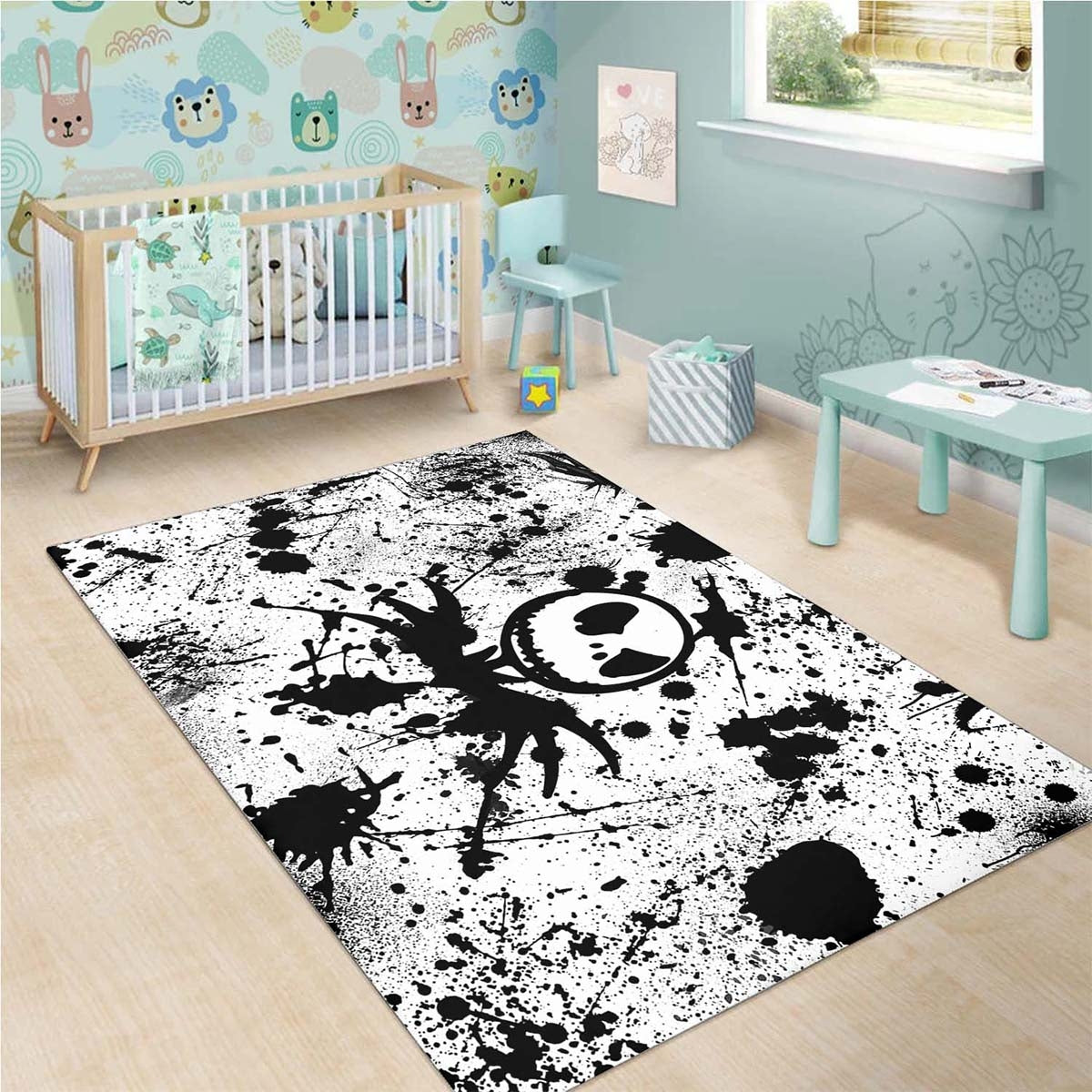 Jack Skellington Splatter Teppich