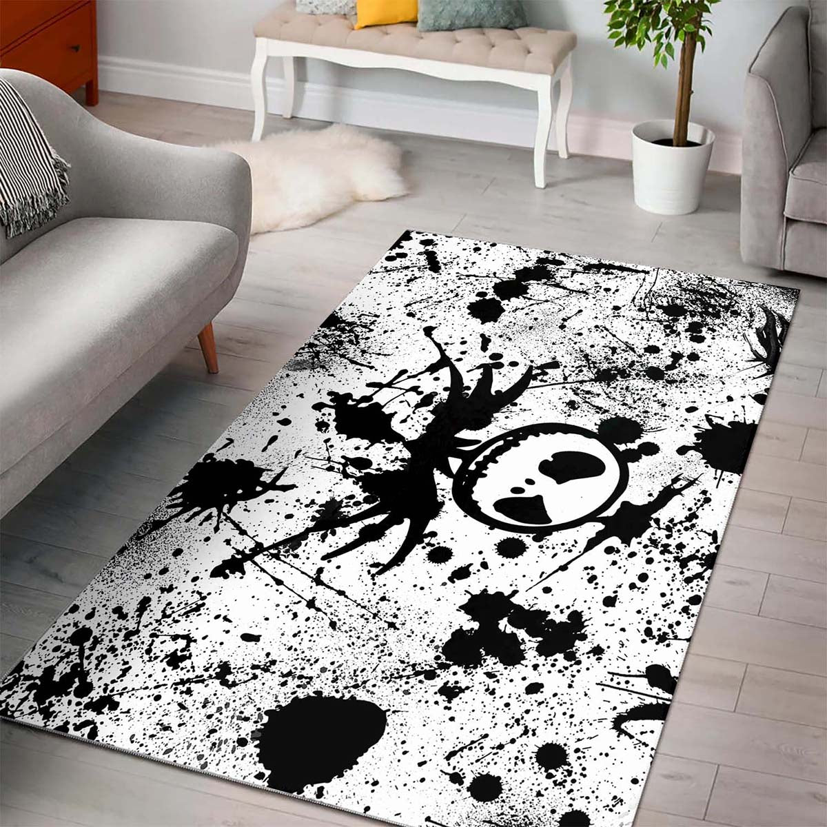 Jack Skellington Splatter Teppich 3
