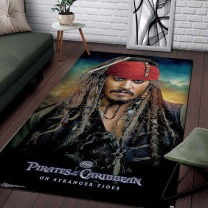 Jack Sparrow Pirates Of The Caribbean Teppich 2