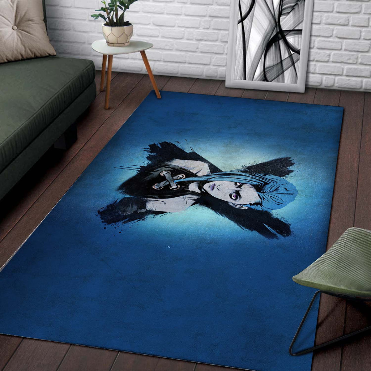 Jinx Graffiti Blue Teppich 2