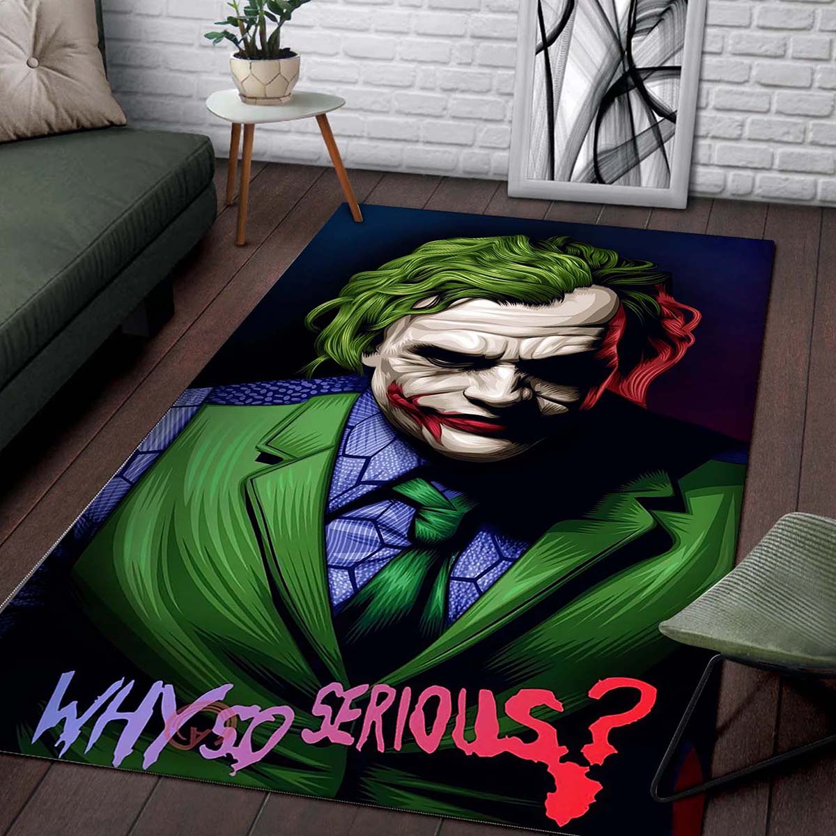 Joker Movie Floor Decor 2 Teppich 2
