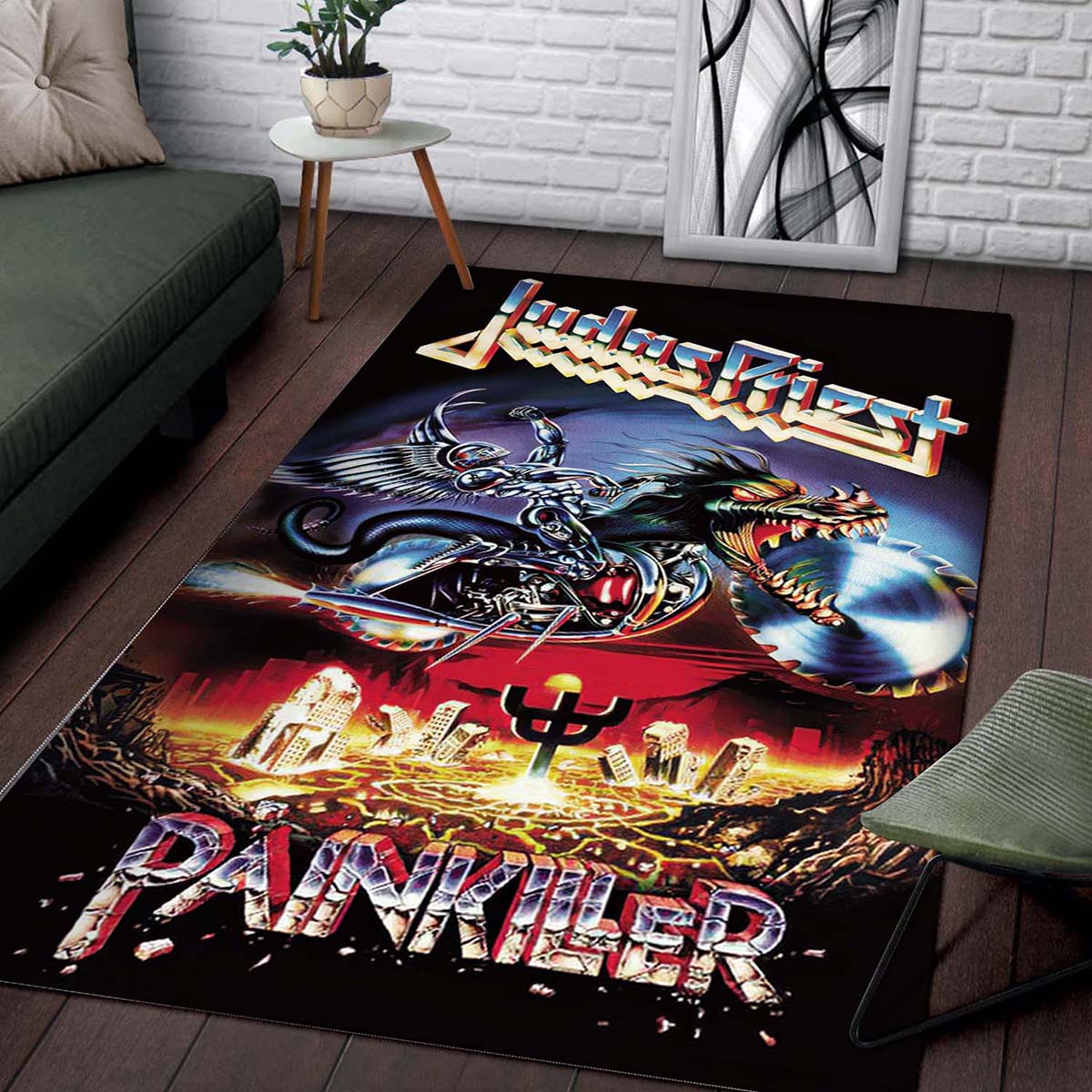 Judas Priest Band Painkiller Teppich 2