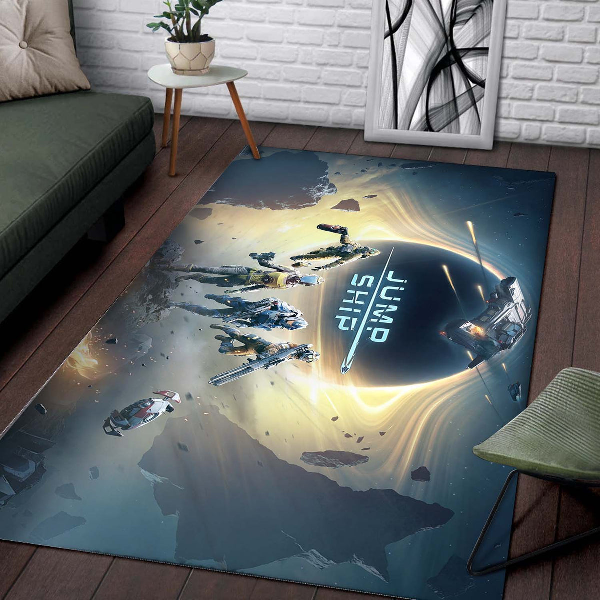 Jump Ship Key Art Teppich 2