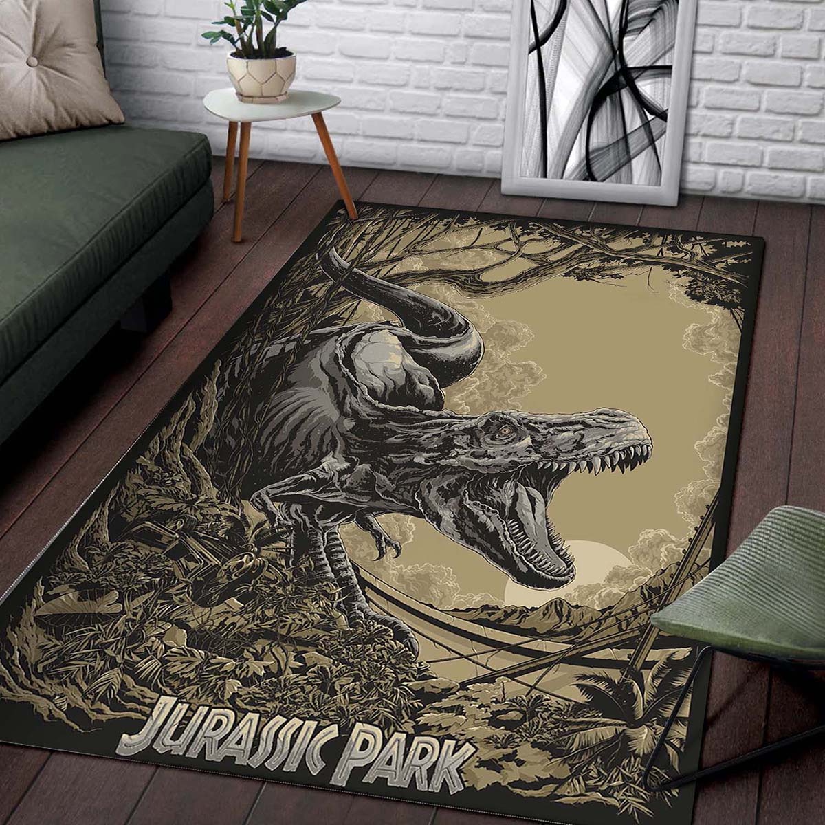 Jurassic Park Art Teppich 2