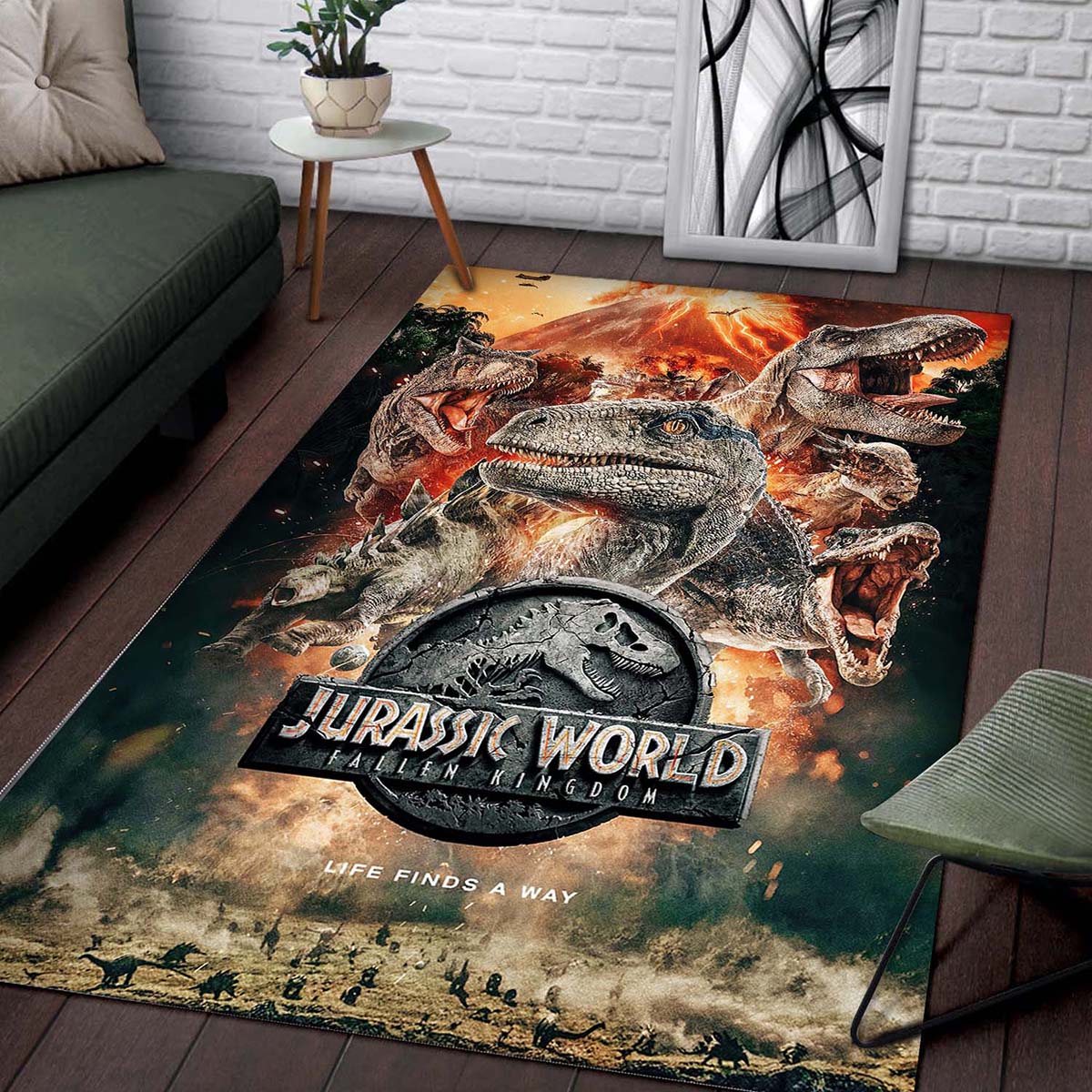 Jurassic World Movies De36952 Teppich 2