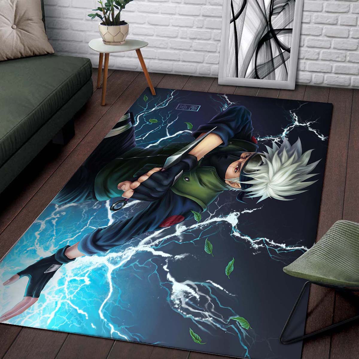 Kakashi Chidori Teppich 2