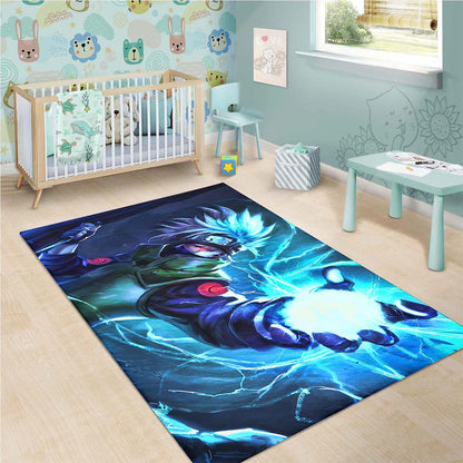 Kakashi Hatake Battle Naruto Characters Artwork Sharingan Teppich 3