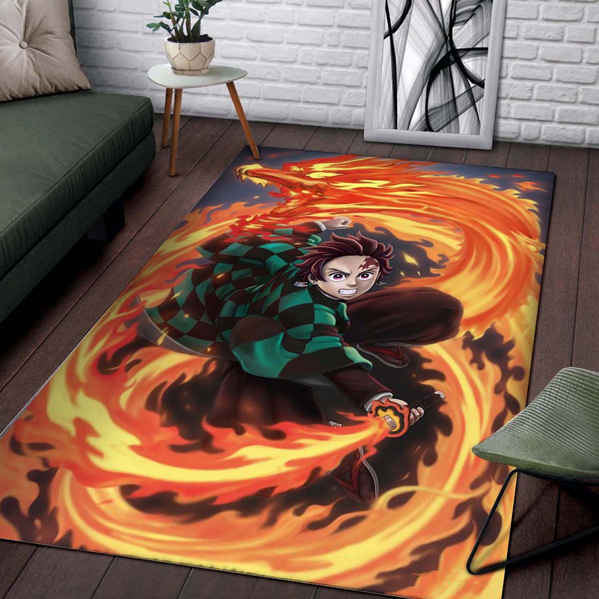 Kamado Tanjiro - Kimetsu No Yaiba Teppich 2