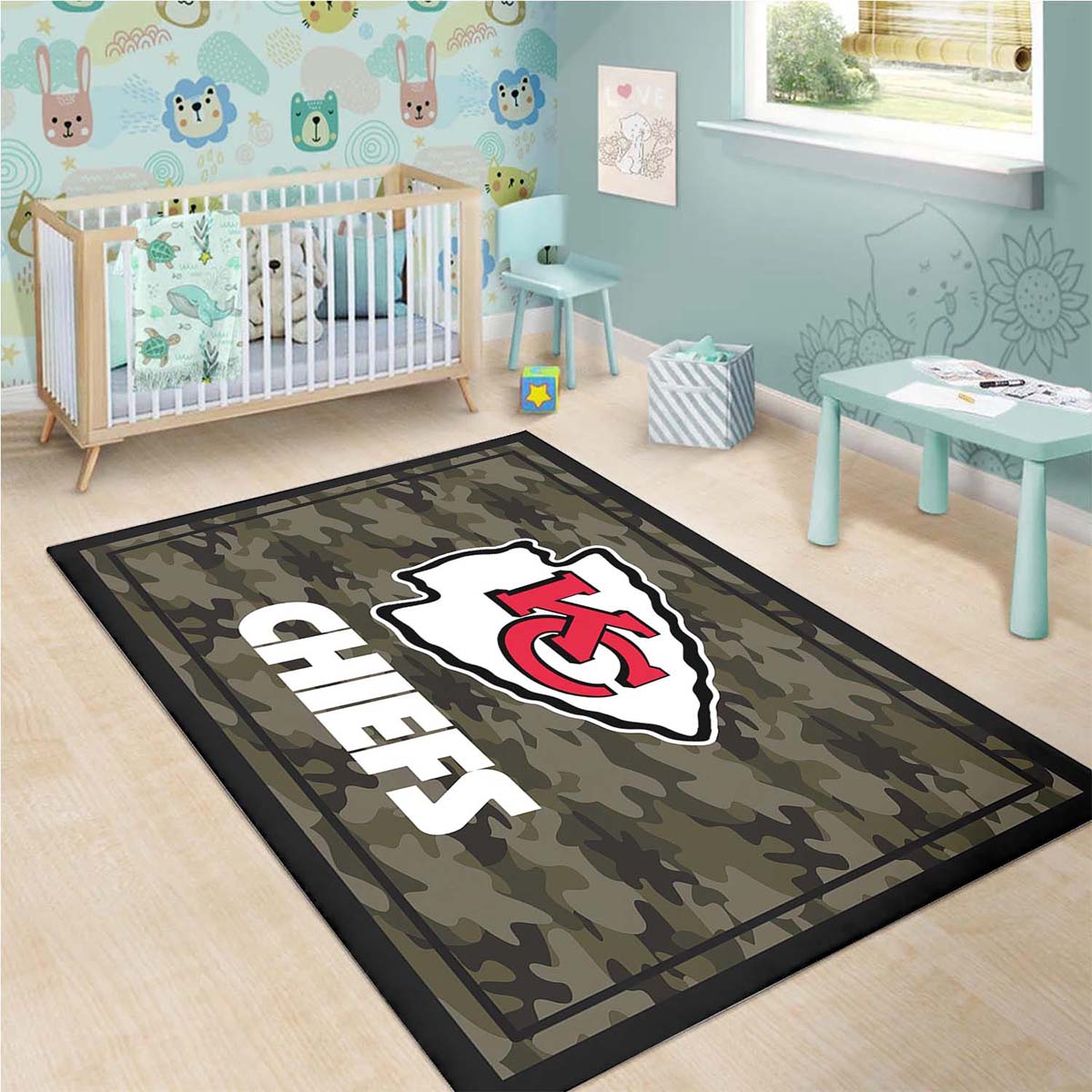 Kansas City Chiefs Fuballmannschaft Teppich 3