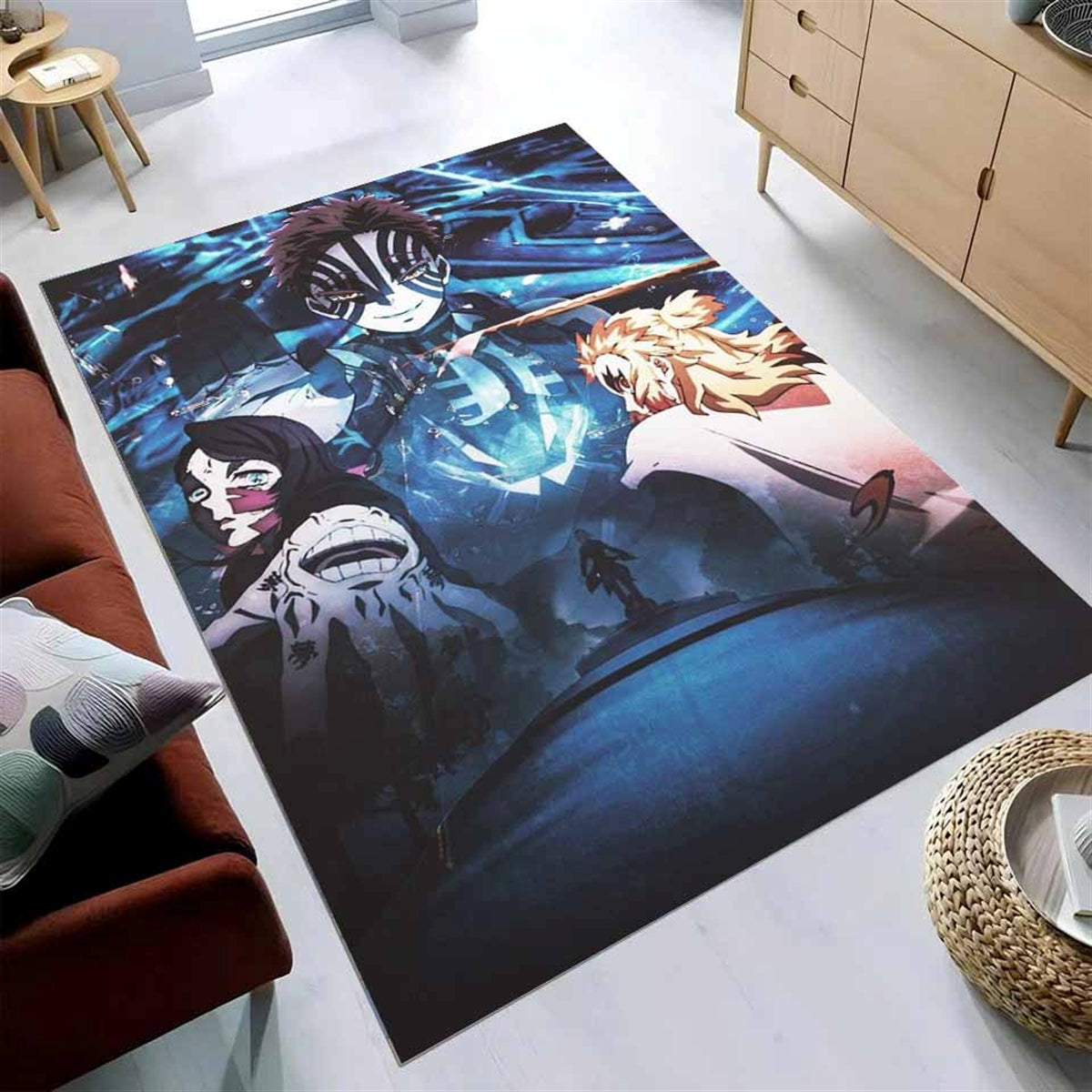 Kemitsu No Yaiba Mugen Train Teppich