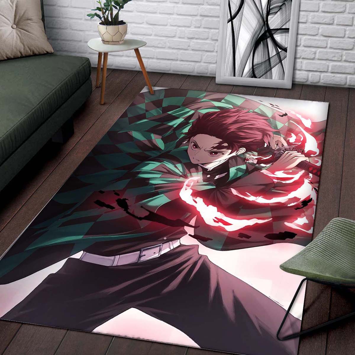Kimetsu No Yaiba Tanjirou Kamado Teppich 2