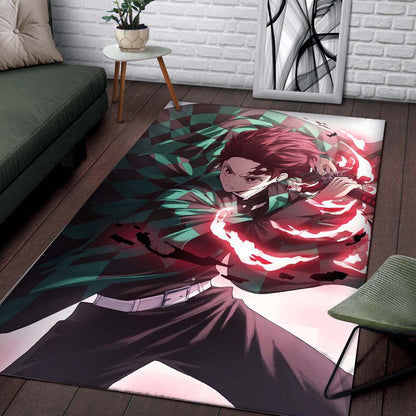 Kimetsu No Yaiba Tanjirou Kamado Teppich 2