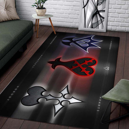 Kingdom Hearts Logo Gaming Teppich 2