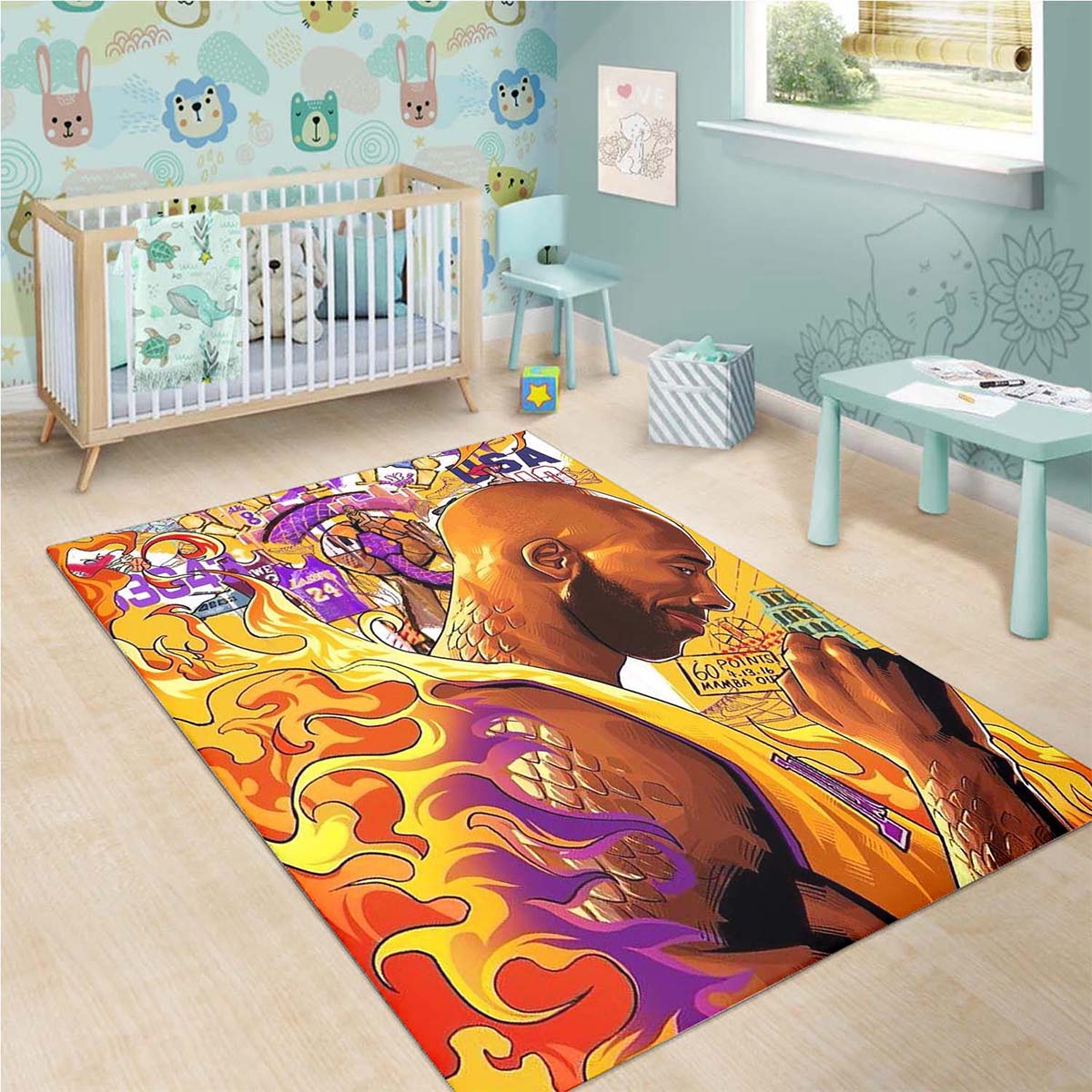 Kobe Bryant Legende Basketball Teppich 3