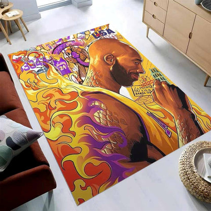 Kobe Bryant Legende Basketball Teppich
