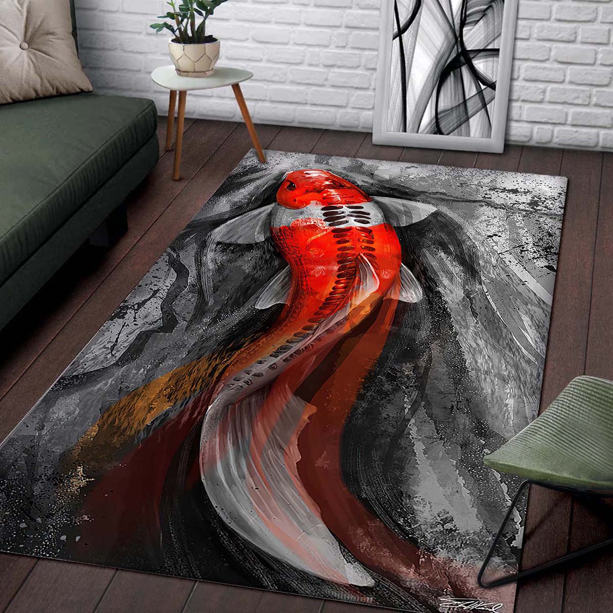 Koi Fish De080827m Teppich 2