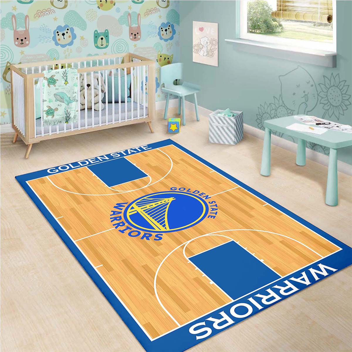 Krieger Golden State Basketball Team Teppich 3