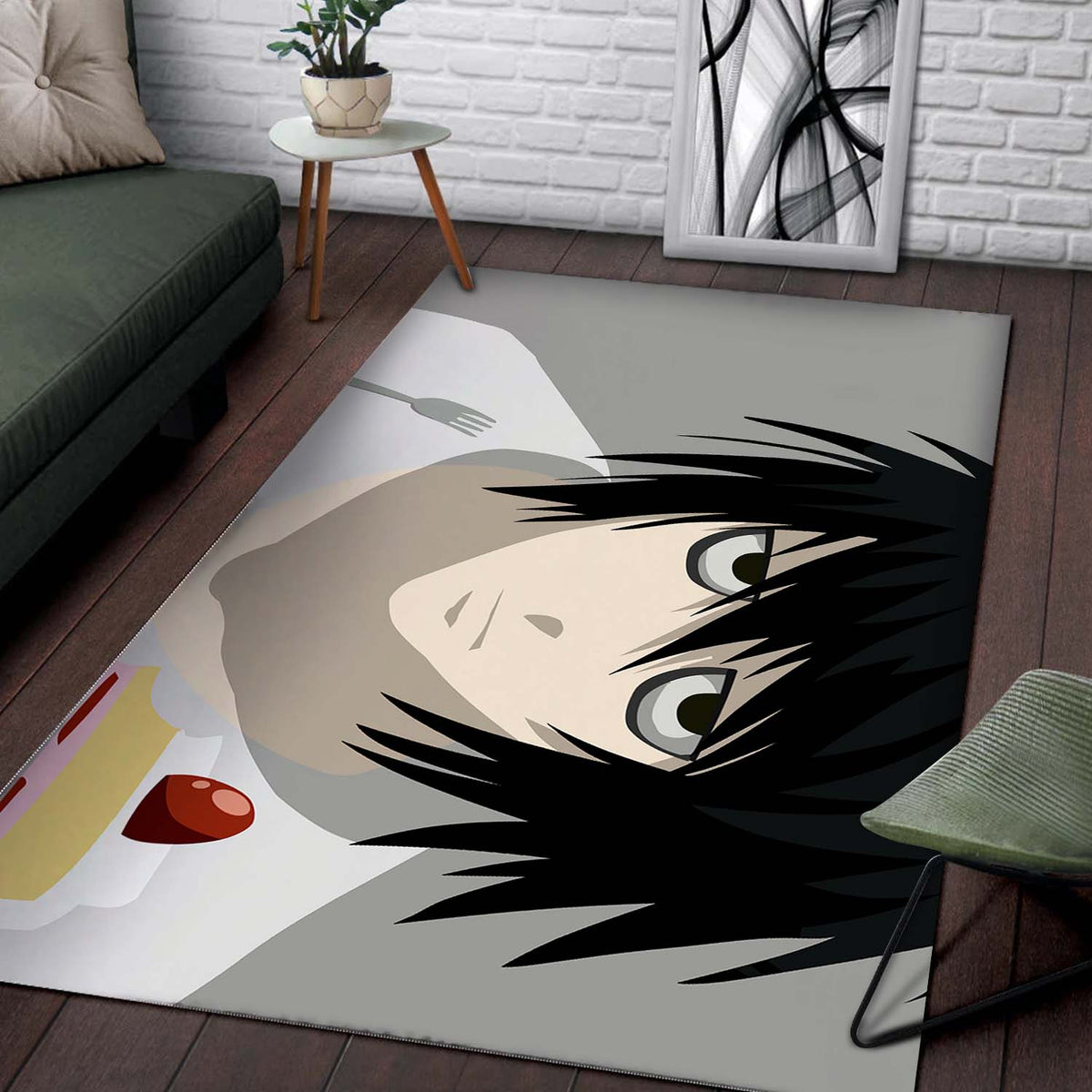 L Lawliet Death Teppich 2