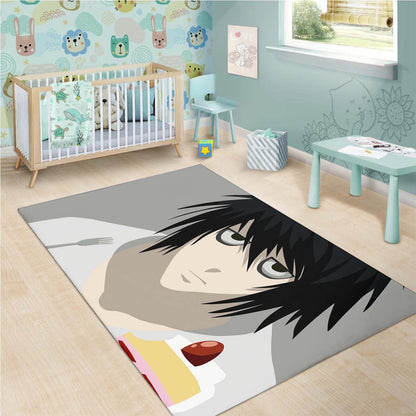 L Lawliet Death Teppich