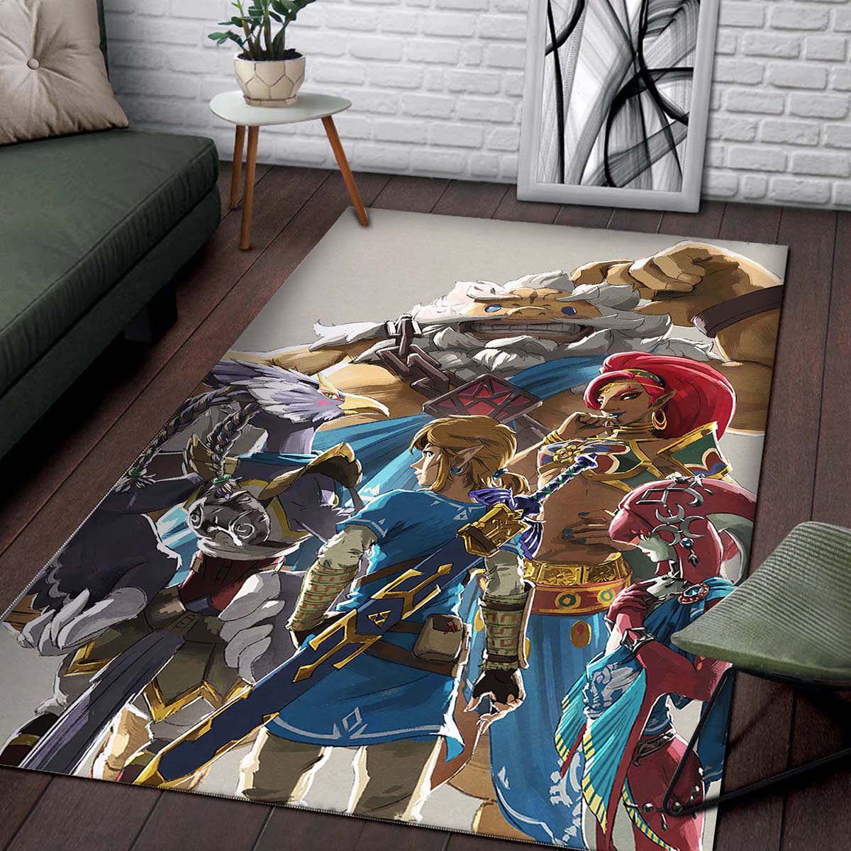 Legend Zelda Breath-Charakter Teppich 2