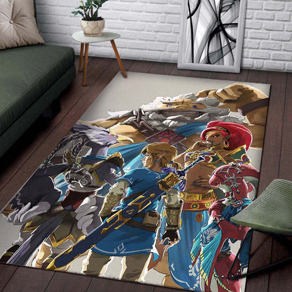 Legend Zelda Breath-Charakter Teppich 2