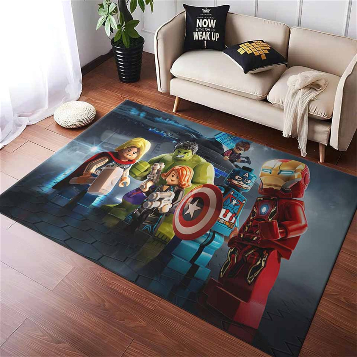 Lego Marvels Superheros Teppich