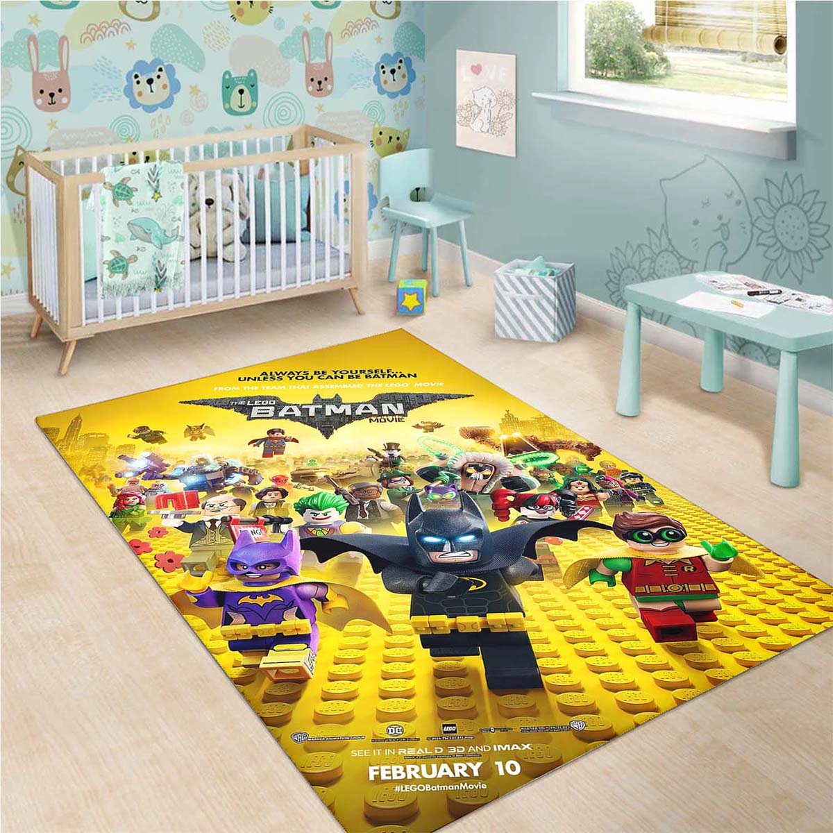 Lego The Batman Superheros Teppich 3