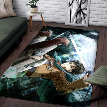 Levi Ackerman Aot Teppich 2