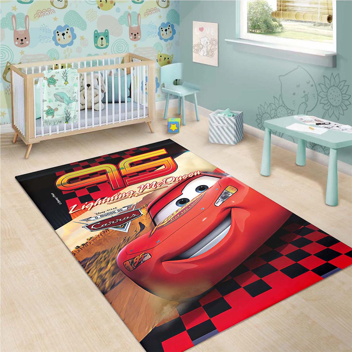 Lghtning Mcqueen Disney Cars Teppich 3