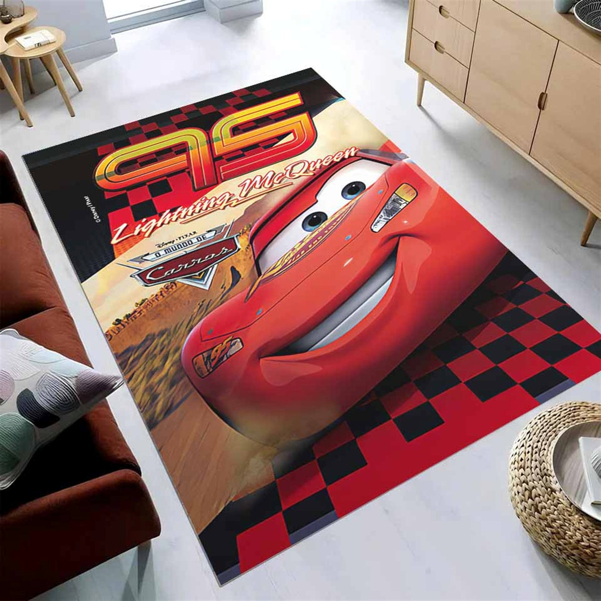Lghtning Mcqueen Disney Cars Teppich