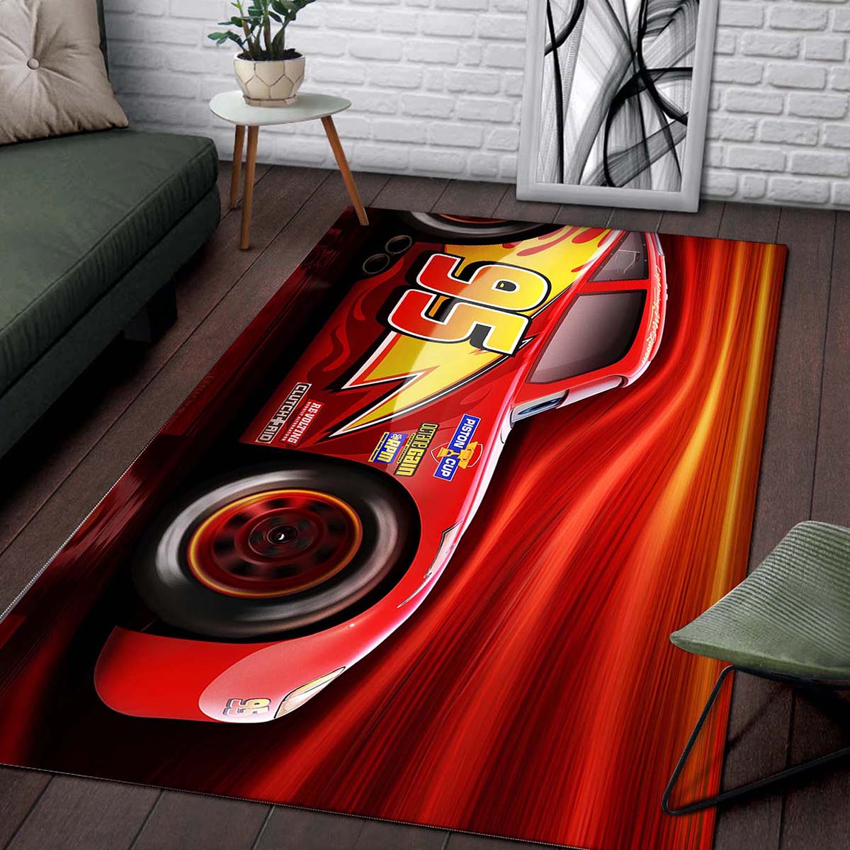 Lighting Mcqueen Disney Car Teppich 2
