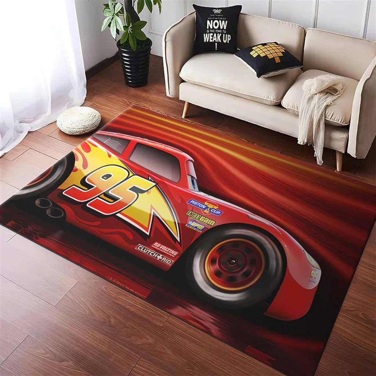 Lighting Mcqueen Disney Car Teppich