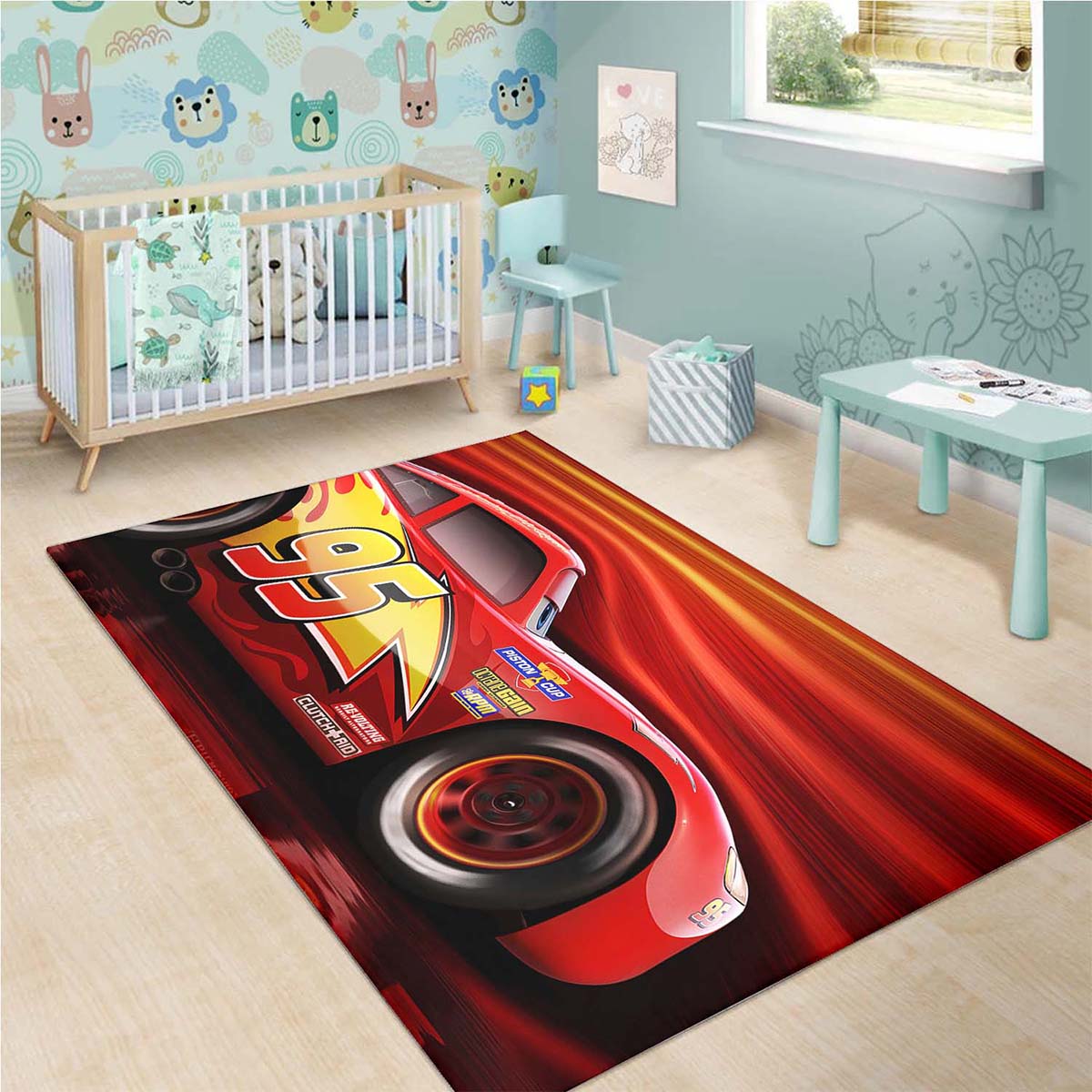 Lighting Mcqueen Disney Car Teppich 3