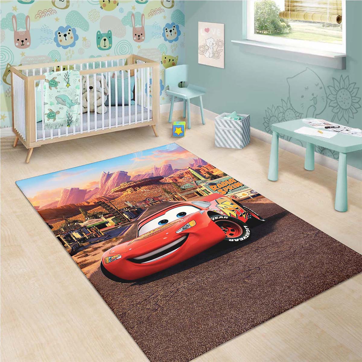 Lightning Mcqueen Disney Cars Teppich 3