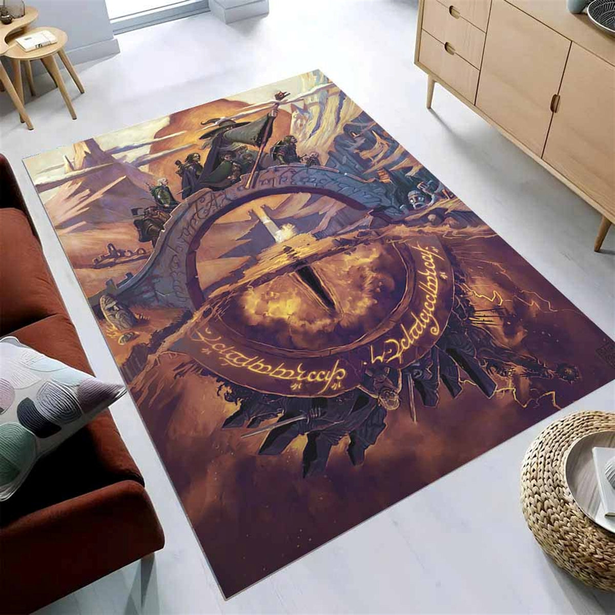 Lord Of The Rings Art Teppich