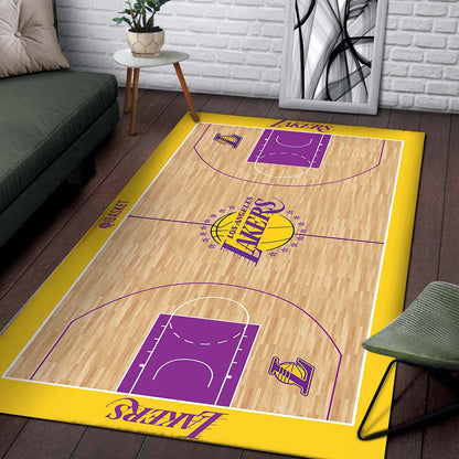 Los Angeles Lakers Basketball Teppich 2