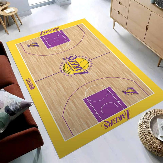 Los Angeles Lakers Basketball Teppich